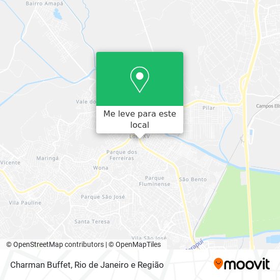 Charman Buffet mapa