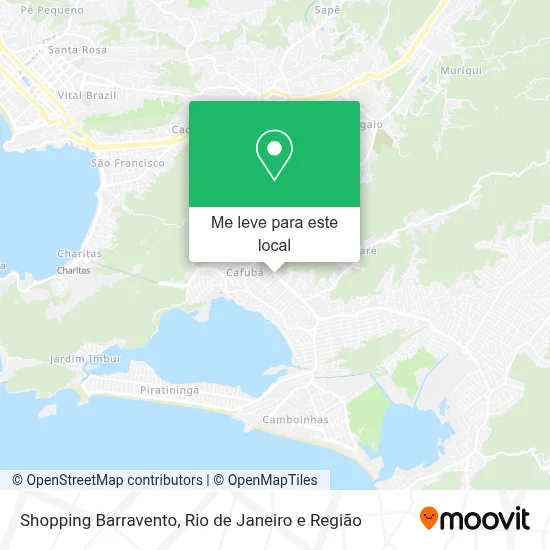 Shopping Barravento mapa
