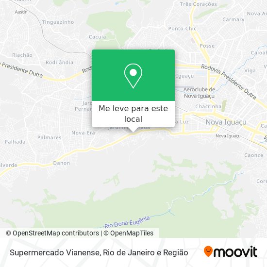 Supermercado Vianense mapa