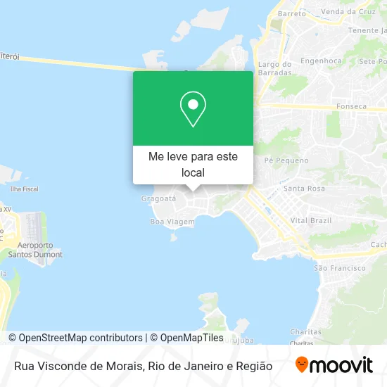 Rua Visconde de Morais mapa