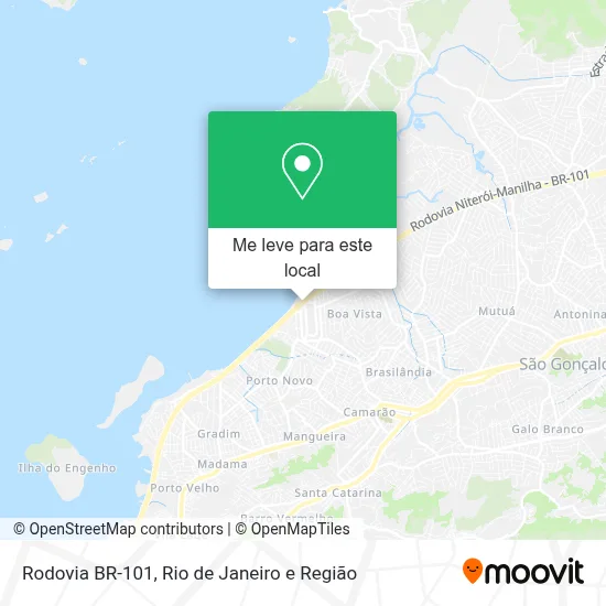 Rodovia BR-101 mapa