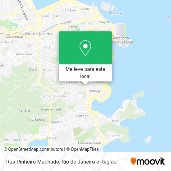 Rua Pinheiro Machado mapa