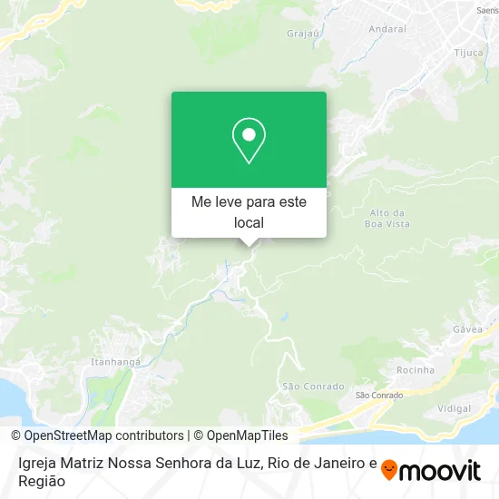 Igreja Matriz Nossa Senhora da Luz mapa