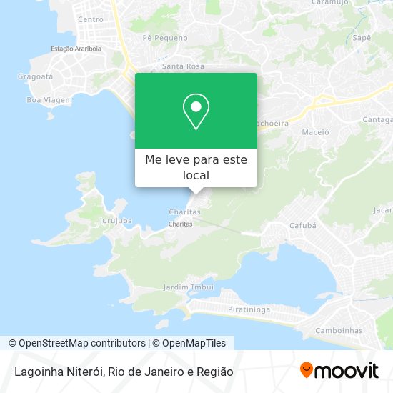 Lagoinha Niterói mapa