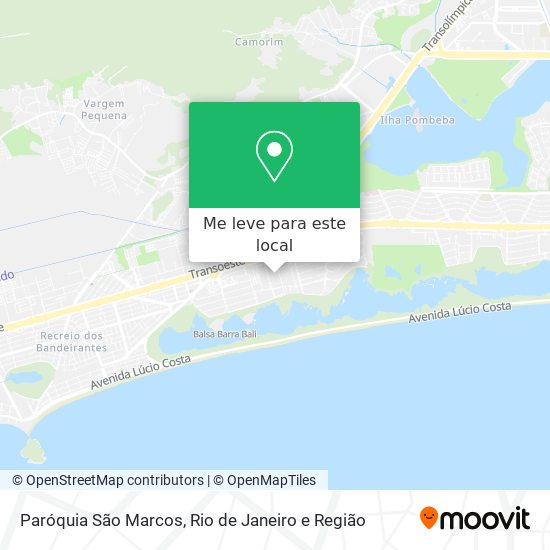 Paróquia São Marcos mapa