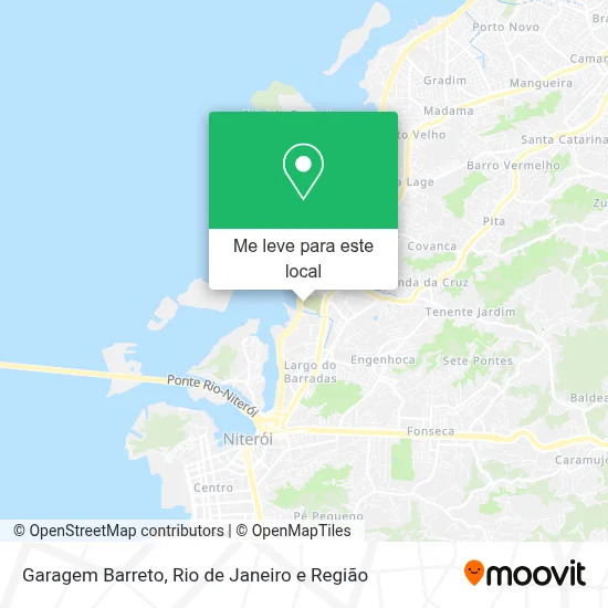 Garagem Barreto mapa