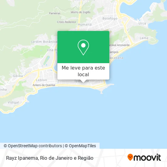 Rayz Ipanema mapa