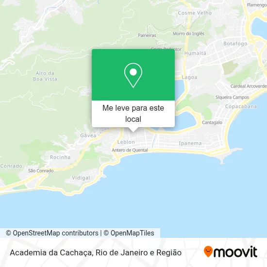 Academia da Cachaça mapa