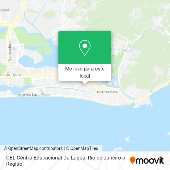 CEL Centro Educacional Da Lagoa mapa