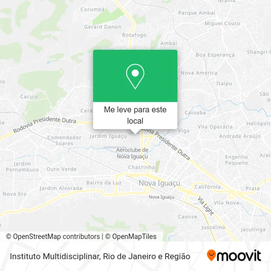 Instituto Multidisciplinar mapa
