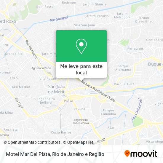 Motel Mar Del Plata mapa