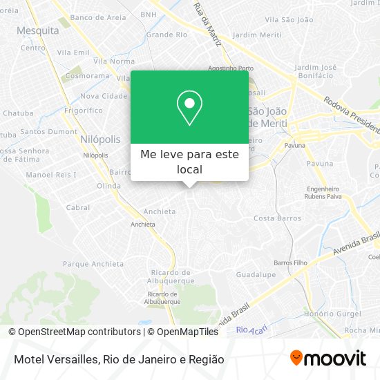 Motel Versailles mapa