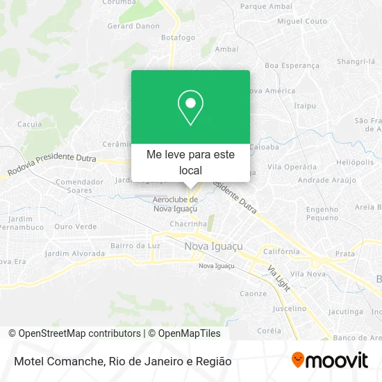 Motel Comanche mapa
