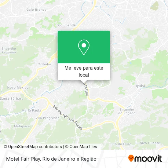 Motel Fair Play mapa
