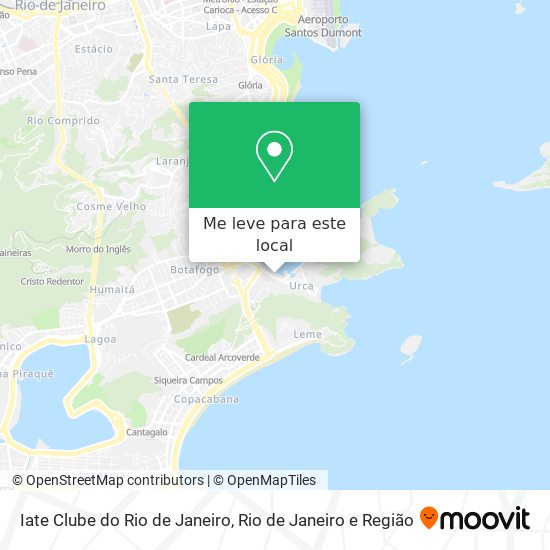 Iate Clube do Rio de Janeiro mapa