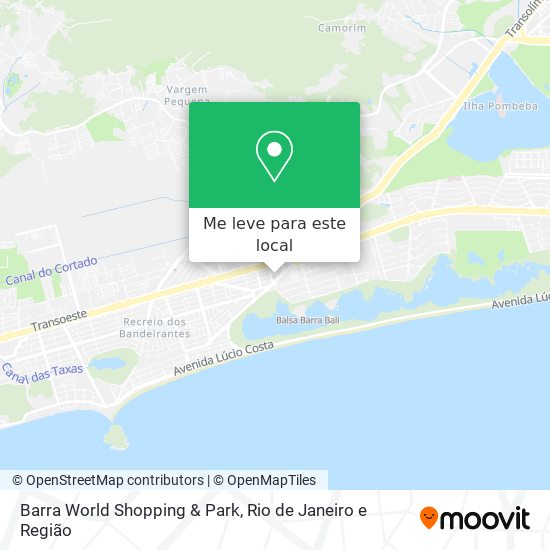 Barra World Shopping & Park mapa