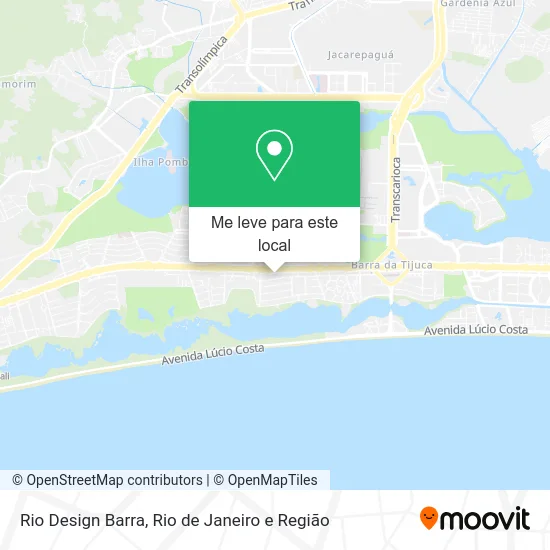 Rio Design Barra mapa