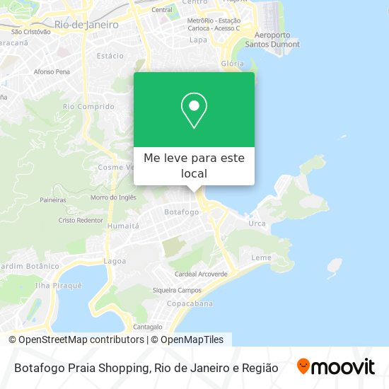 Botafogo Praia Shopping mapa