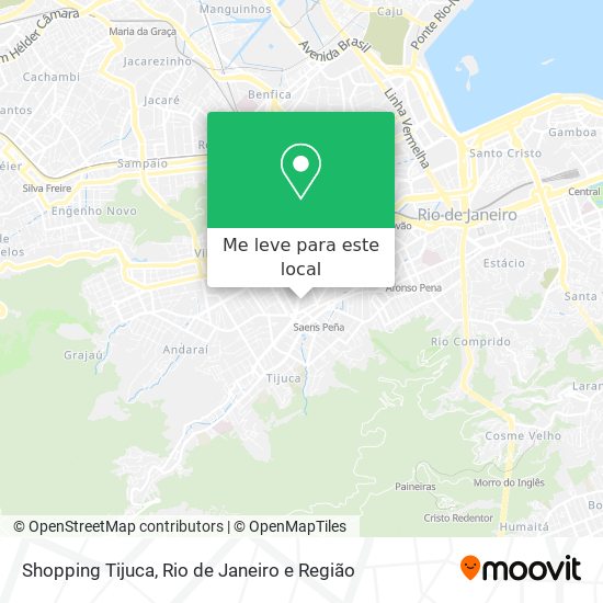 Shopping Tijuca mapa