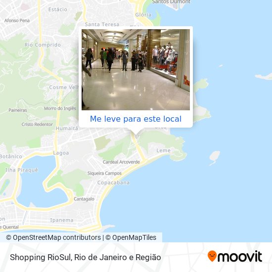 Shopping RioSul mapa