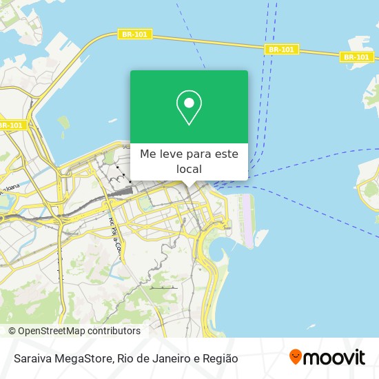 Saraiva MegaStore mapa