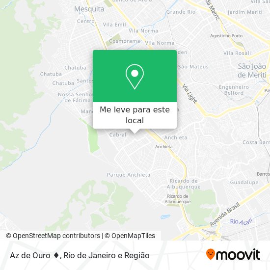 Az de Ouro ♦ mapa