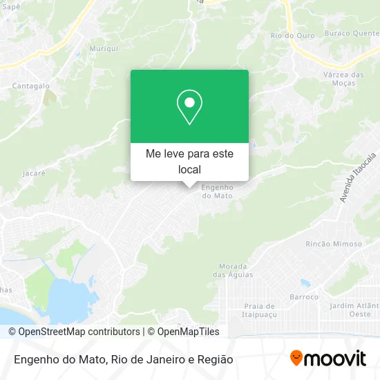 Engenho do Mato mapa