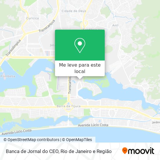 Banca de Jornal do CEO mapa