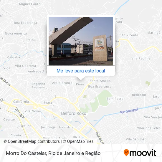 Morro Do Castelar mapa