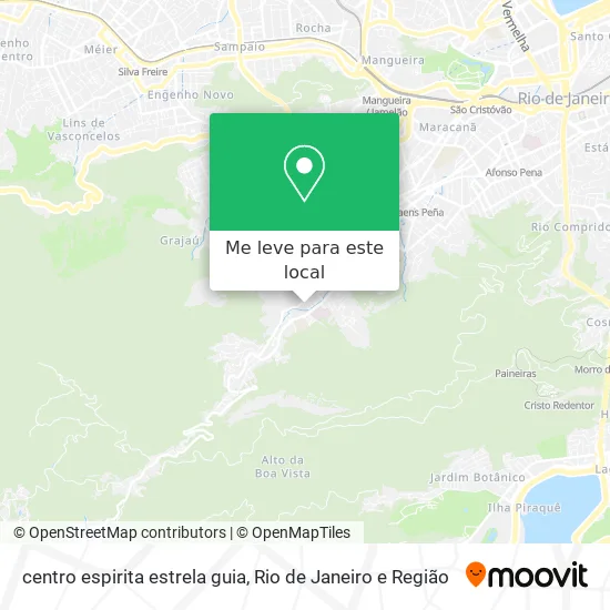 centro espirita estrela guia mapa