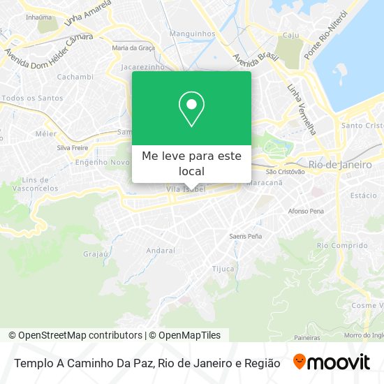 Templo A Caminho Da Paz mapa