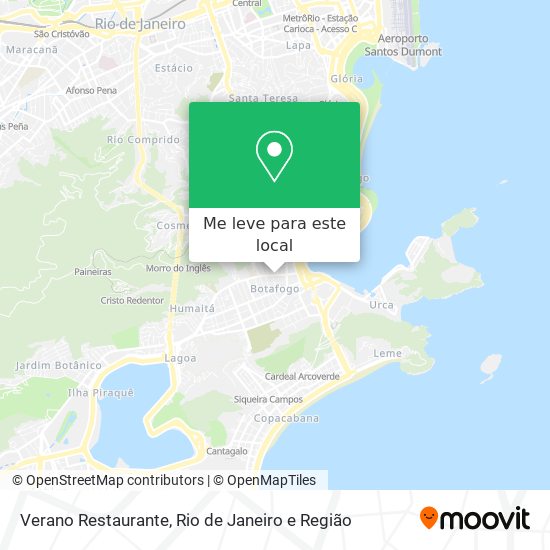 Verano Restaurante mapa