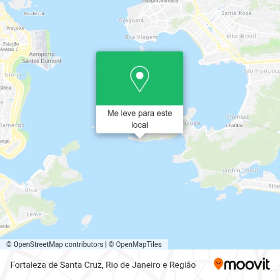 Fortaleza de Santa Cruz mapa