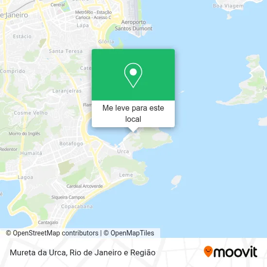 Mureta da Urca mapa