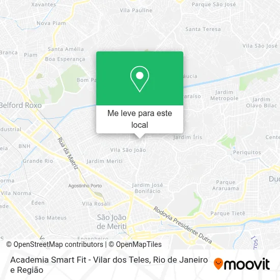 Academia Smart Fit - Vilar dos Teles mapa