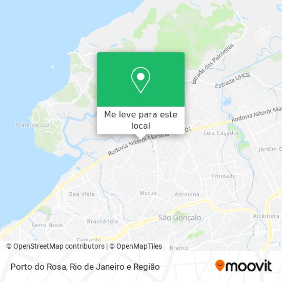 Porto do Rosa mapa