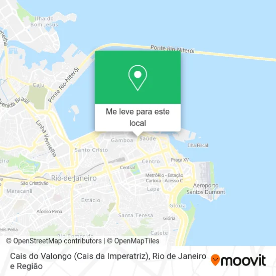 Cais do Valongo (Cais da Imperatriz) mapa
