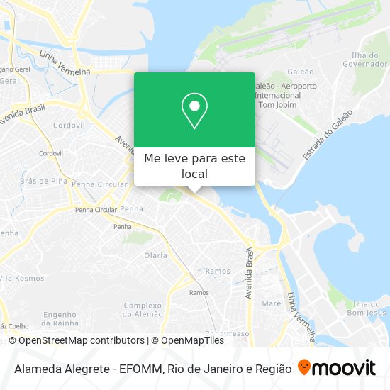 Alameda Alegrete - EFOMM mapa