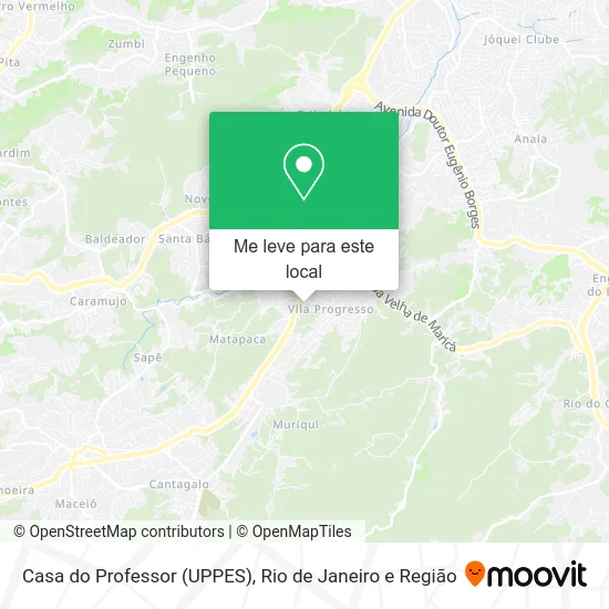 Casa do Professor (UPPES) mapa