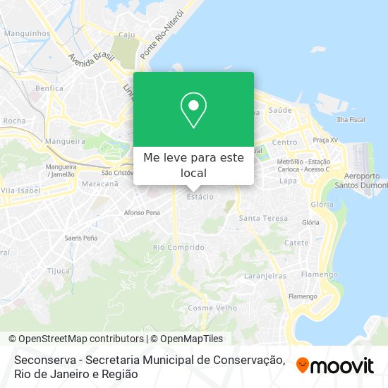 Seconserva - Secretaria Municipal de Conservação mapa