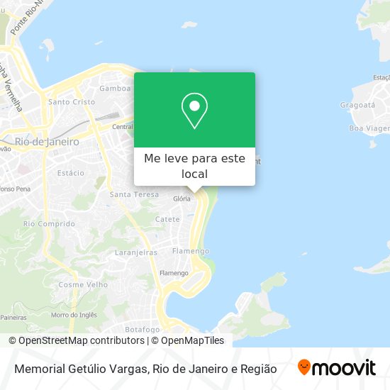 Memorial Getúlio Vargas mapa