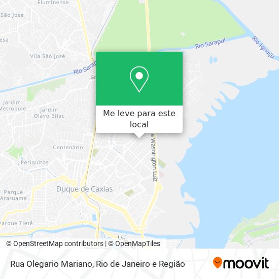 Rua Olegario Mariano mapa