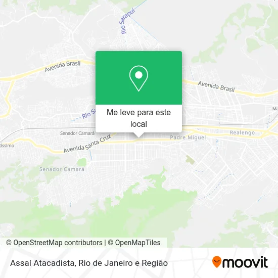 Assaí Atacadista mapa
