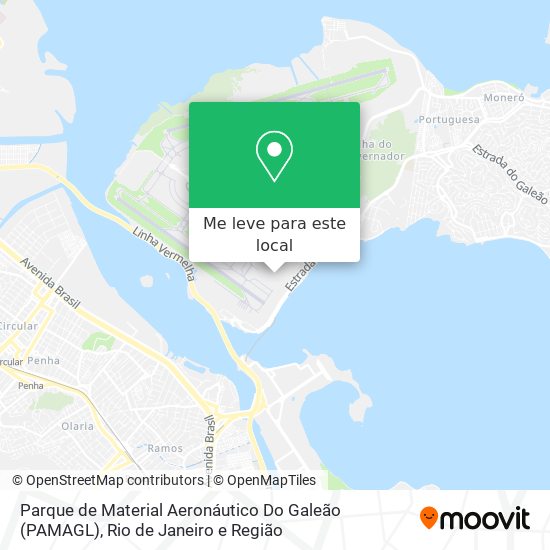 Parque de Material Aeronáutico Do Galeão (PAMAGL) mapa