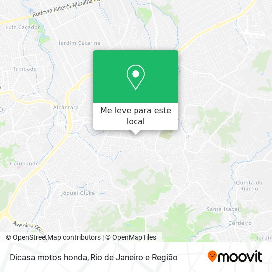 Dicasa motos honda mapa