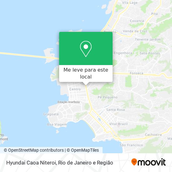 Hyundai Caoa Niteroi mapa