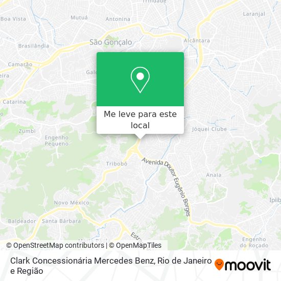 Clark Concessionária Mercedes Benz mapa