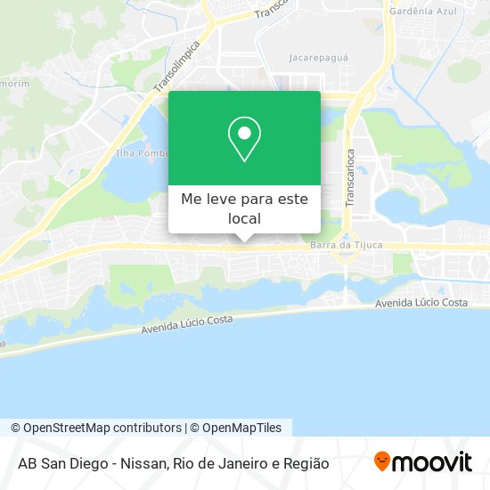AB San Diego - Nissan mapa