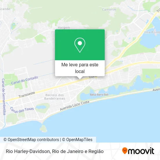 Rio Harley-Davidson mapa