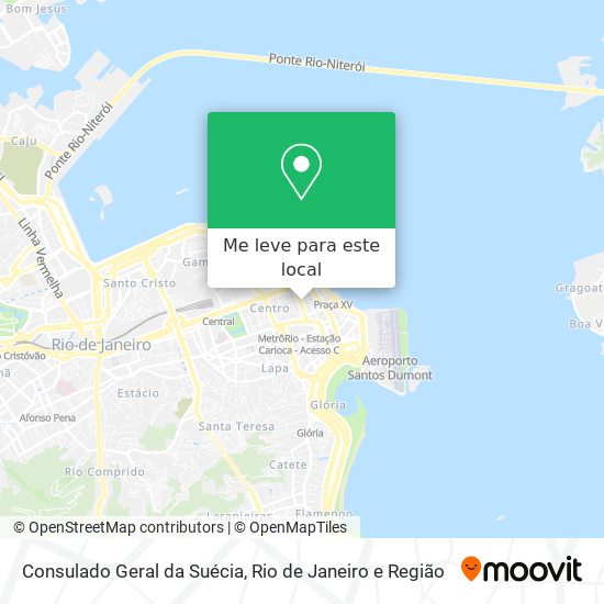 Consulado Geral da Suécia mapa